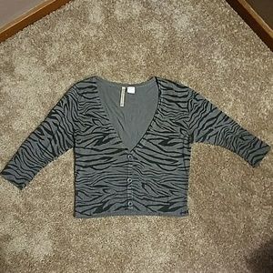 Zebra Cardigan